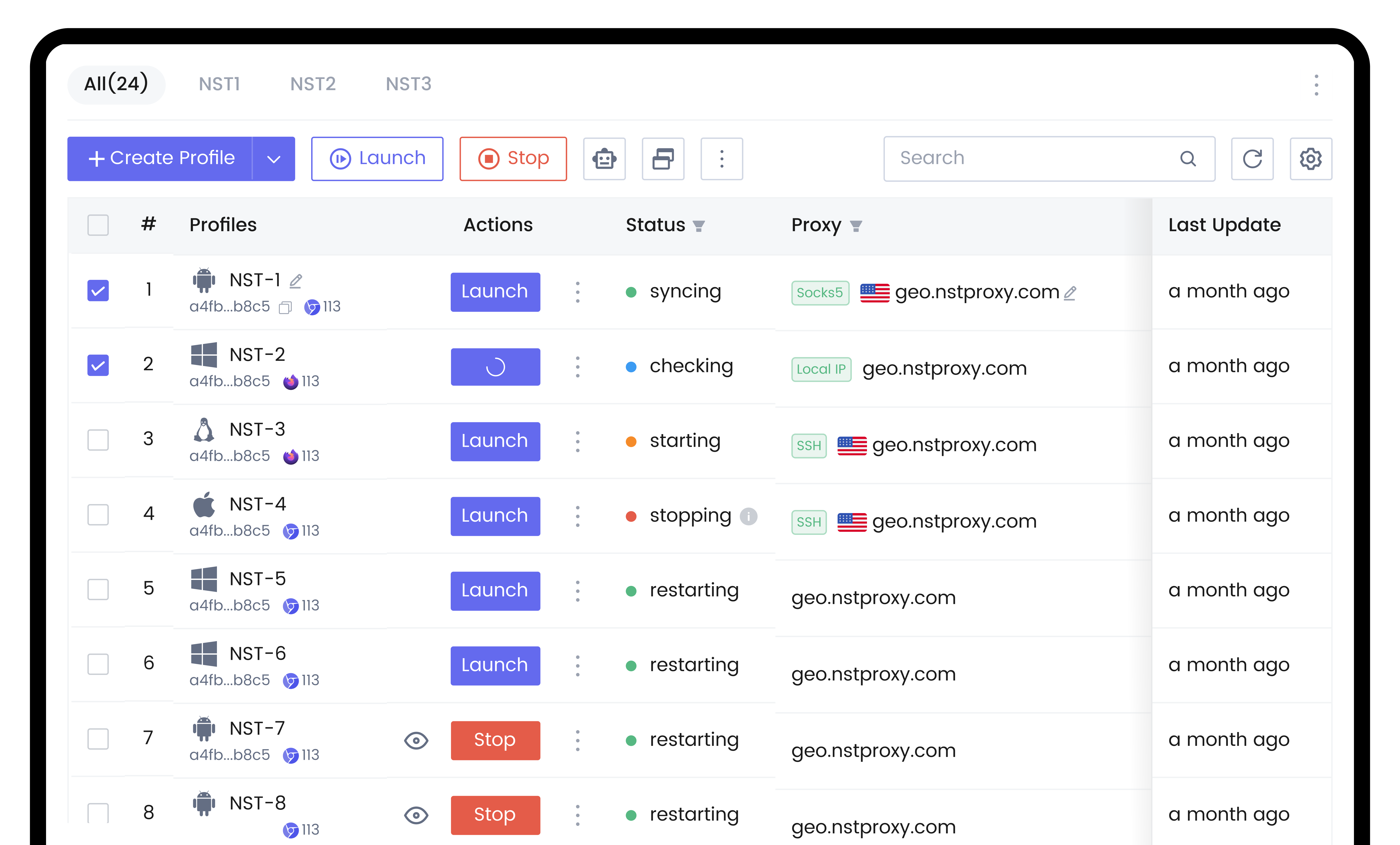 We offer an unlimited number of browser environments that are safe to use to accomplish your goals.
